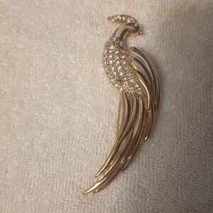 Vintage Monet Bird of Paradise Brooch.